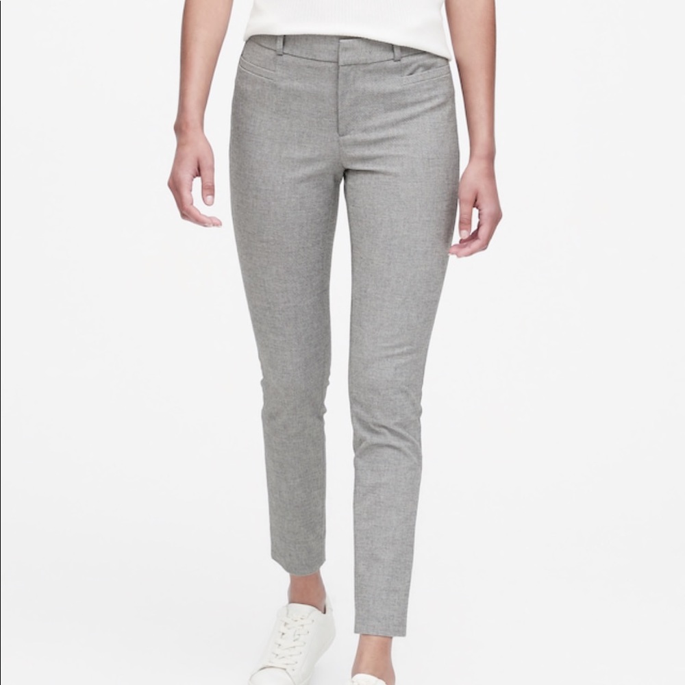 Banana Republic Sloan Grey Skinny Fit Pants 12